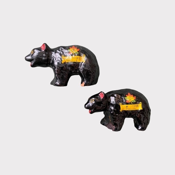 Vintage | Lake Louise Bear Salt and Pepper Shakers (SC) - Picture 1 of 7